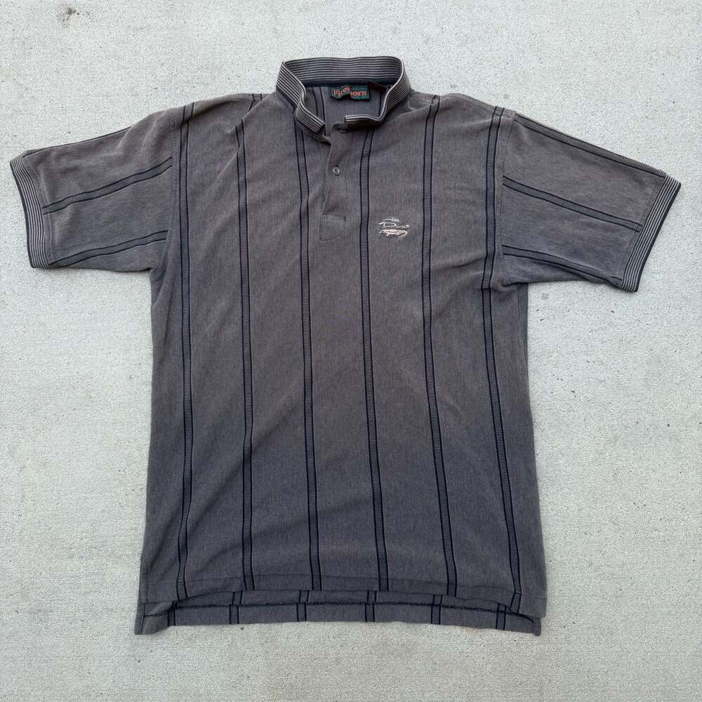 Vintage Firethorn The Dunes Striped Polo Shirt Men's XL